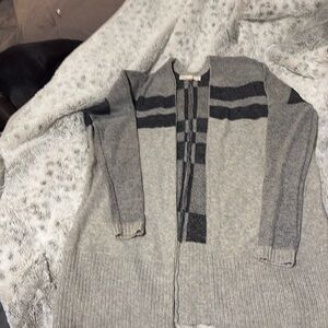 Lovestitch long gray cardigan
